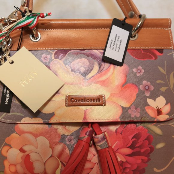 Cavalcanti Genuine Leather made in Italy bag NWT - Picture 4 of 9